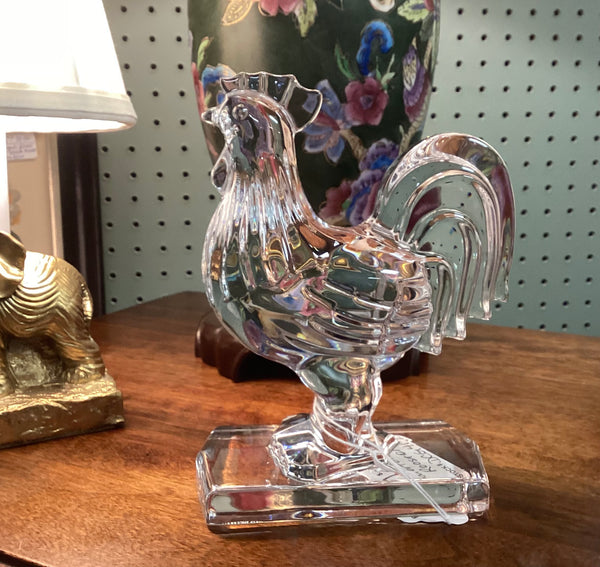 Waterford Crystal Rooster Sculpture