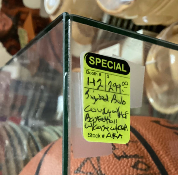 Bob Cousy Autographed Basketball w/ COA