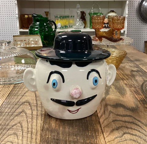 Pfaltzgraff Pottery Co. Derby Dan “Muggsy” Cookie Jar