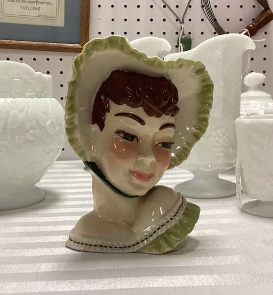 Ceramic Arts Studio “Barbie” Lady Head Vase