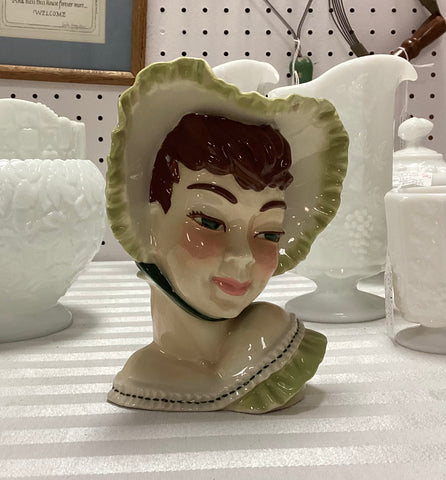 Ceramic Arts Studio “Barbie” Lady Head Vase