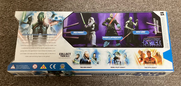 Star Wars The Legacy Collection Evolutions Vader’s Secret Apprentice Action Figure Set NIB