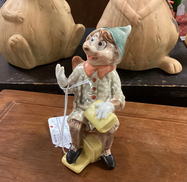 Capodimonte Signed Pinocchio Porcelain Figurine