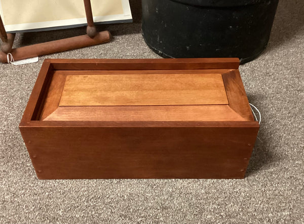 Wood Candle Box w/ Slide Top