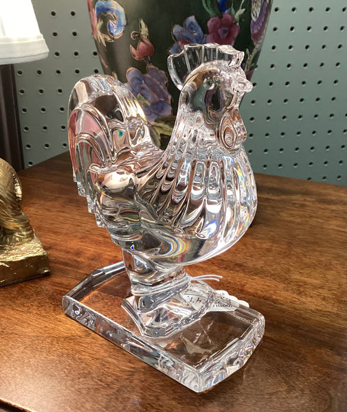 Waterford Crystal Rooster Sculpture