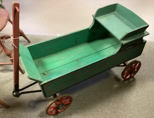 Vintage Painted Wooden Wagon