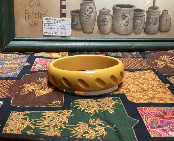 Bakelite Butterscotch Bangle Bracelet