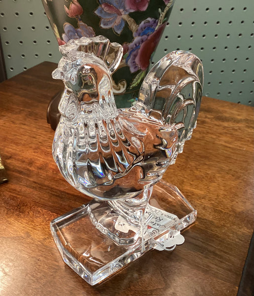 Waterford Crystal Rooster Sculpture