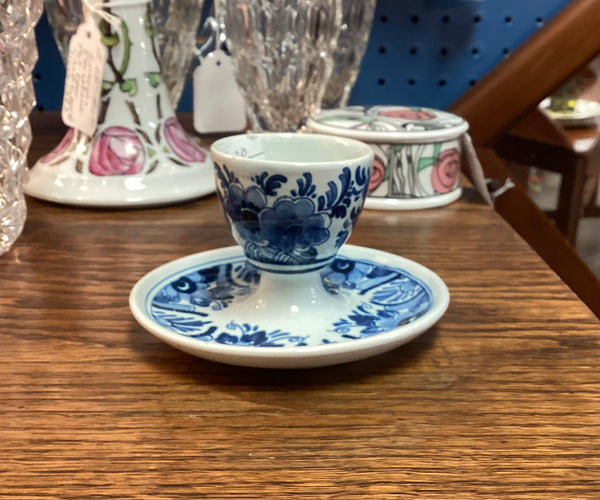 Delft Saucer Egg Cup