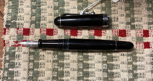 Aurora 88 Black Fountain Pen w/ 14 K Nib