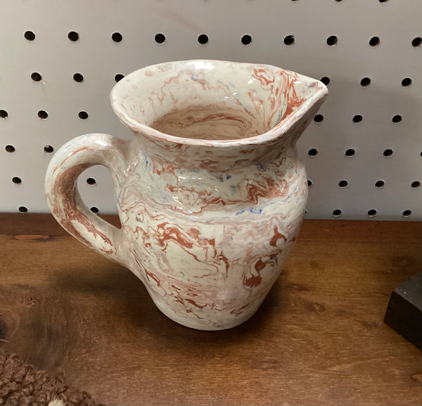 Hand Crafted Mattaponi Indian Reservation Pottery Pitcher
