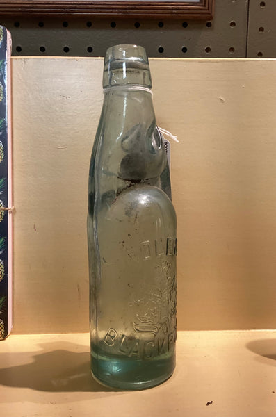 Early 20th Century Hindle & Co. Blackpool Codd Neck / Marble Bottle