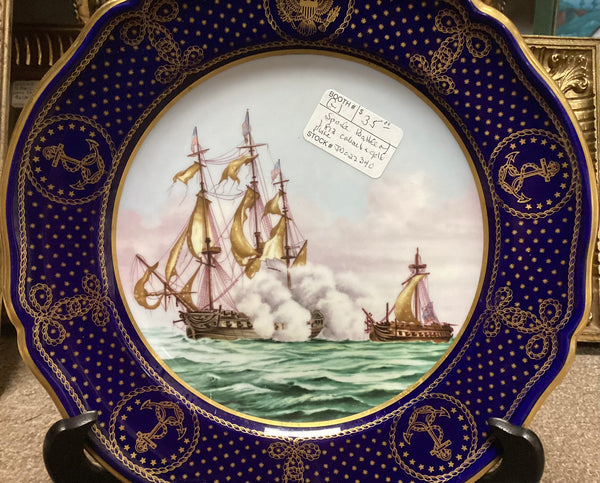 Spode United States Maritime Plate Series Naval Engagements of the War of 1812 No. 3