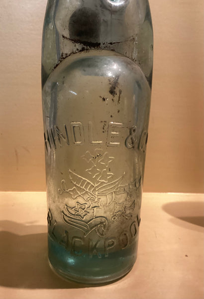 Early 20th Century Hindle & Co. Blackpool Codd Neck / Marble Bottle