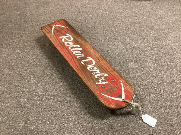Vintage Wooden Roller Derby Skateboard