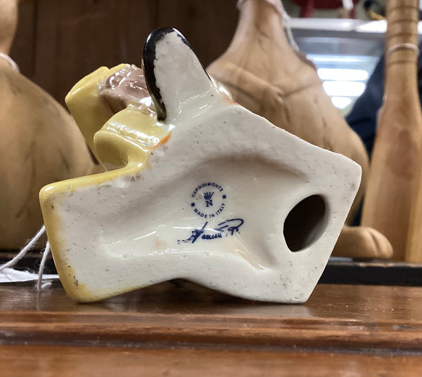 Capodimonte Signed Pinocchio Porcelain Figurine