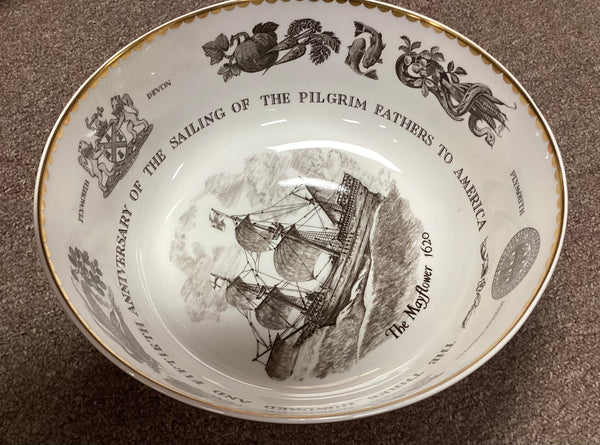 Royal Worcester The Mayflower Bowl 350th Anniversary
