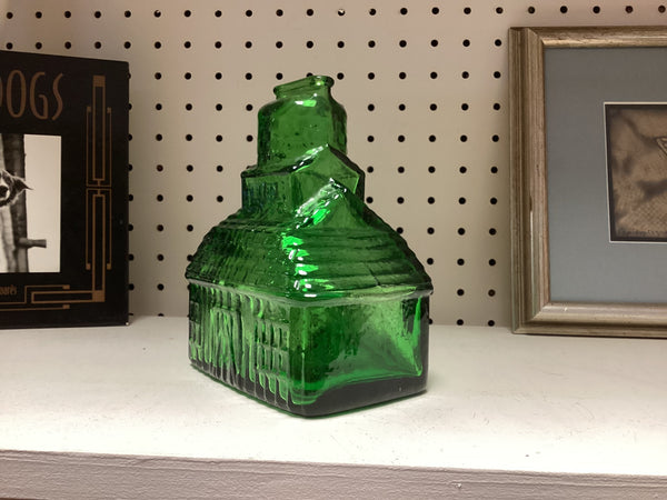 Wheaton N.J. Green Glass Bank Flint Glass Manufacturers
