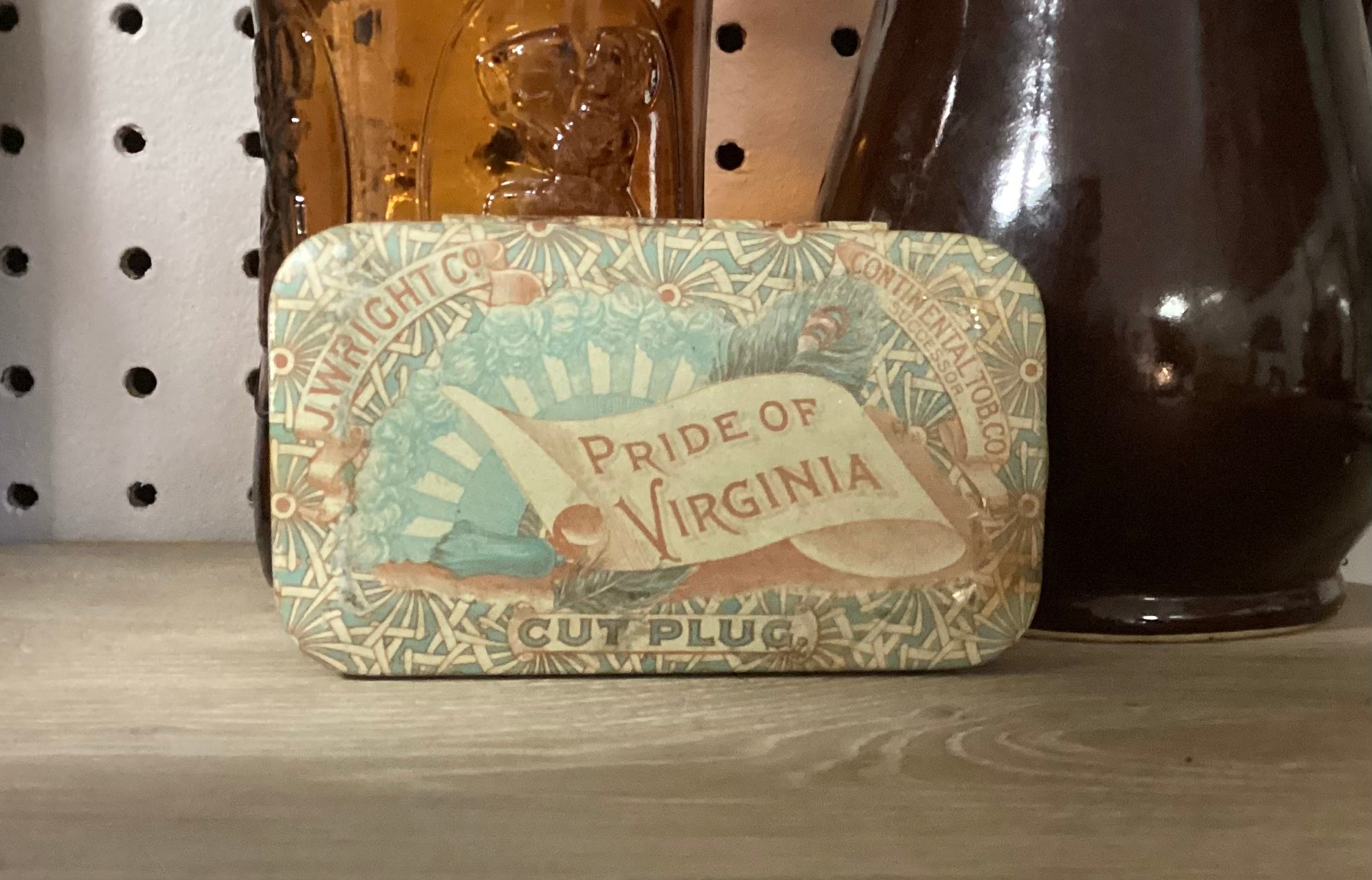 J. Wright Co. Pride Of Virginia Tobacco Tin