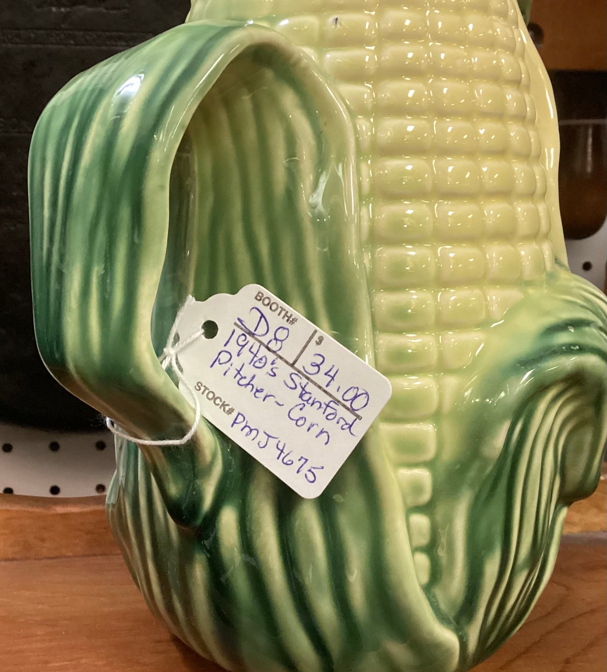 Vintage Stanfordware Corn Cookie Jar top