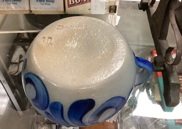 Salt Glazed Handmade German Pottery Pitcher