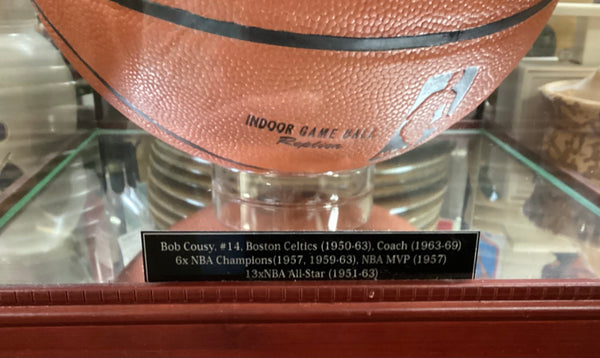 Bob Cousy Autographed Basketball w/ COA