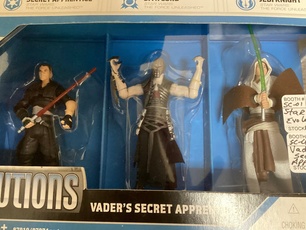 Star Wars The Legacy Collection Evolutions Vader’s Secret Apprentice Action Figure Set NIB