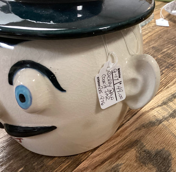 Pfaltzgraff Pottery Co. Derby Dan “Muggsy” Cookie Jar