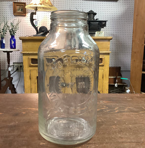 Horlick's Malted Milk Half Gallon Glass Jar