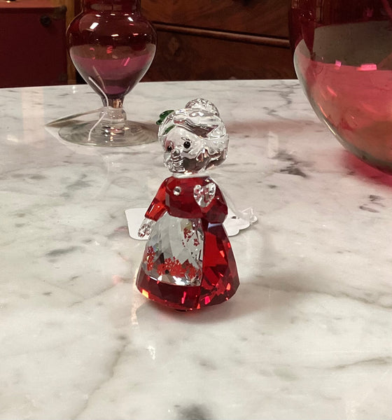 Swarovski Crystal Mrs. Claus Figurine