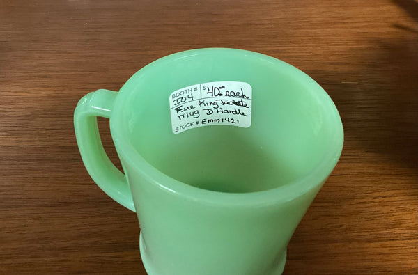 Fire King Jadeite Mug w/ D Handle