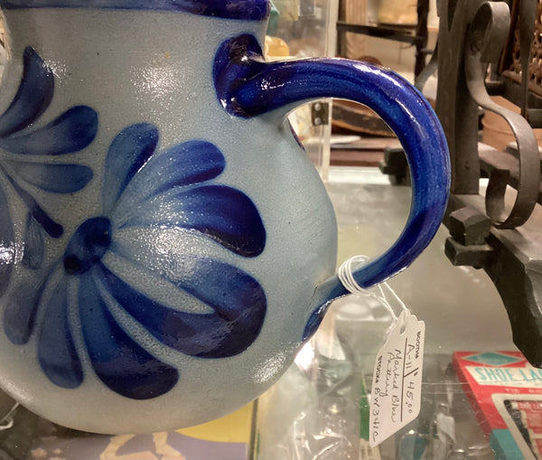 Salt Glazed Handmade German Pottery Pitcher
