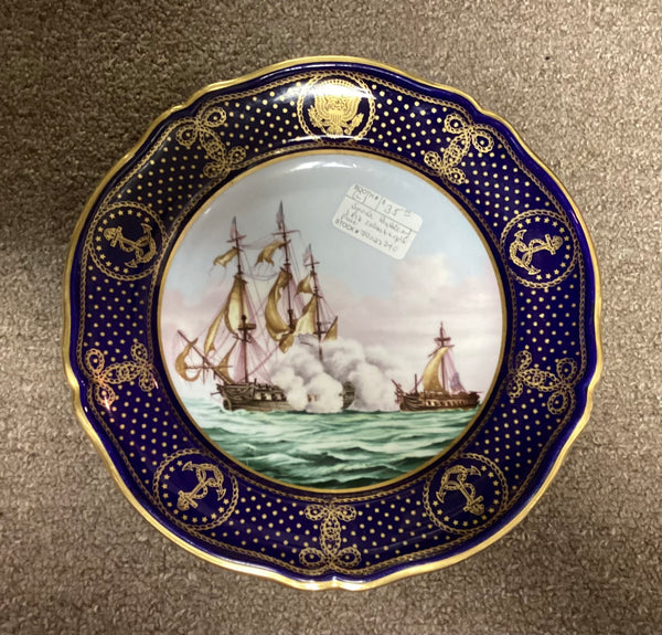 Spode United States Maritime Plate Series Naval Engagements of the War of 1812 No. 3