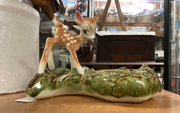 Walt Disney Productions Ceramic Bambi Planter