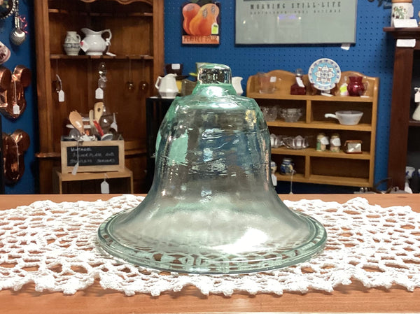 Garden Bell Cloche Aqua Tint Glass