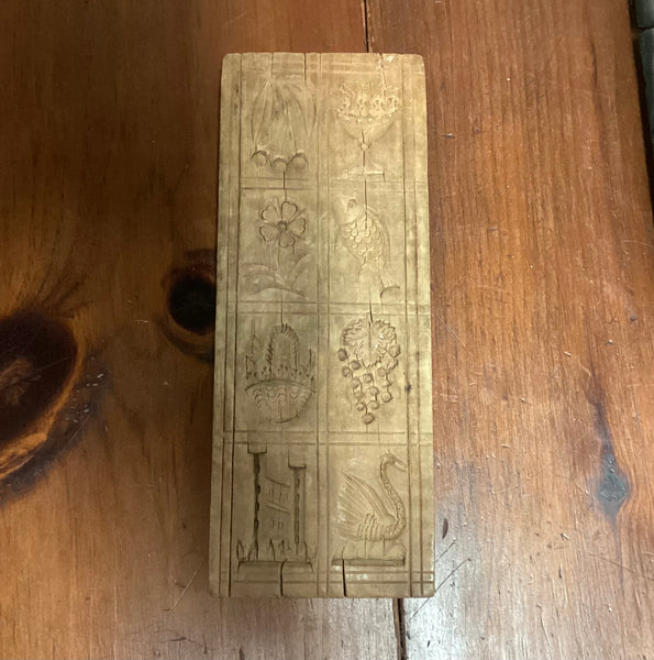 Antique Wood Springerle Cookie Board/Mold