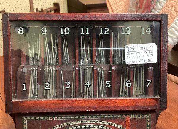 Boye Needle Co. Crochet Hook Store Display Case