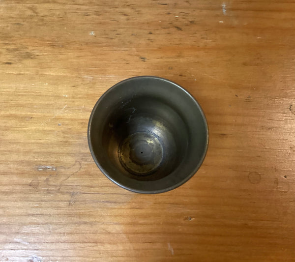 Japanese Brass Shell Shot Glass