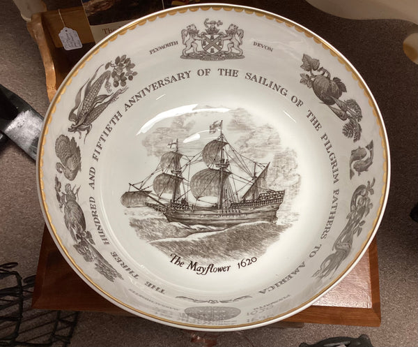 Royal Worcester The Mayflower Bowl 350th Anniversary