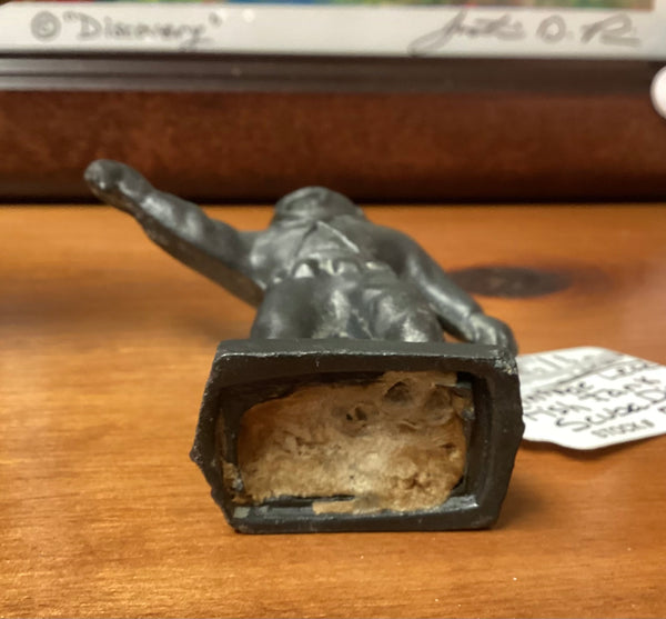 Vintage Lead Fish Aquarium Scuba Diver