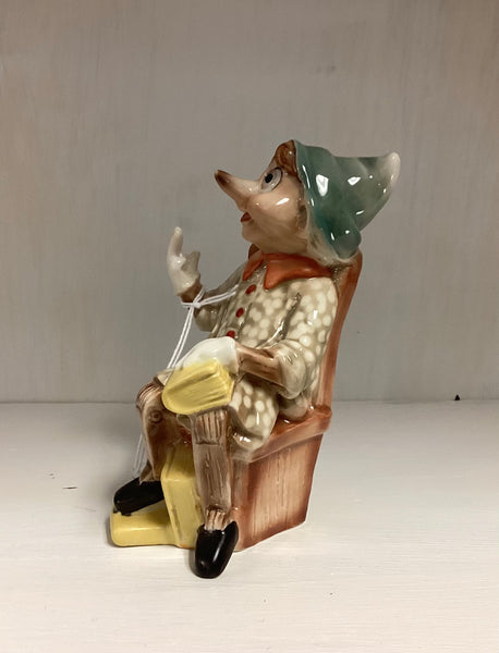 Capodimonte Signed Pinocchio Porcelain Figurine