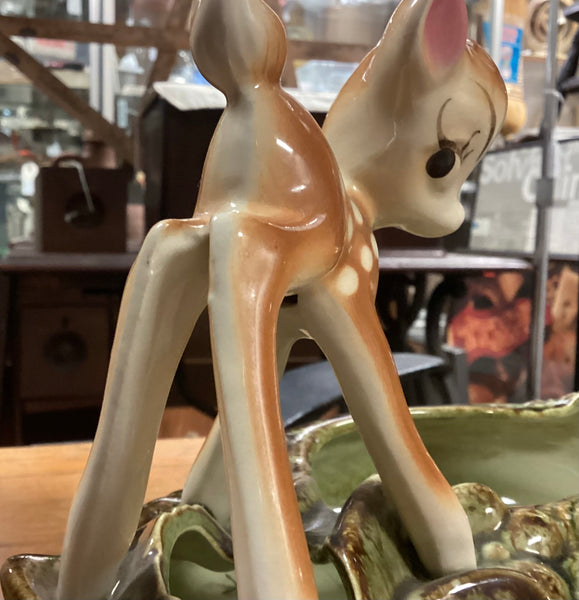 Walt Disney Productions Ceramic Bambi Planter