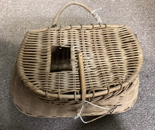 Vintage Wicker Fishing Creel