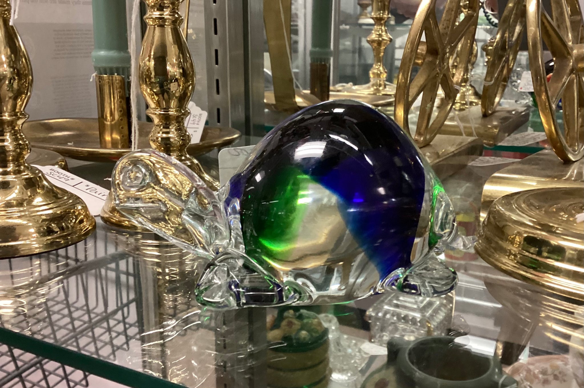 Murano Handblown Art Glass Turtle