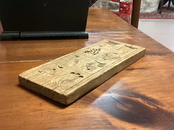 Antique Wood Springerle Cookie Board/Mold