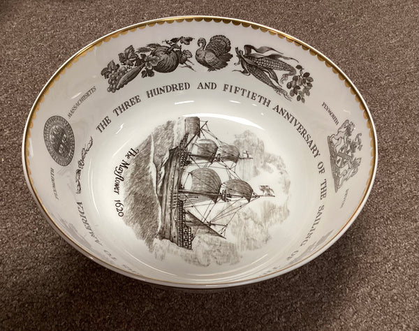 Royal Worcester The Mayflower Bowl 350th Anniversary