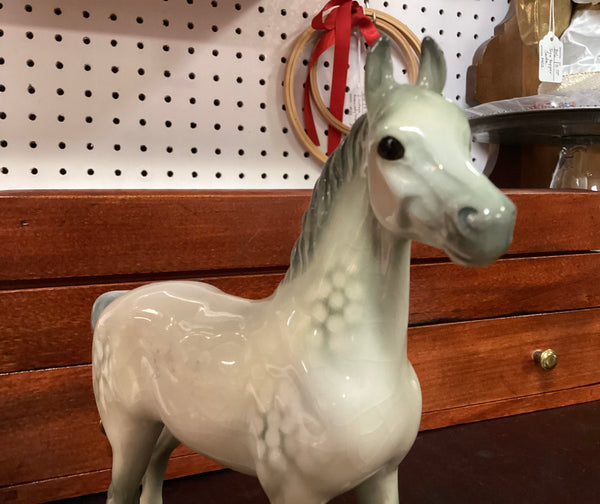 Goebel Porcelain Dapple Gray Horse Figurine