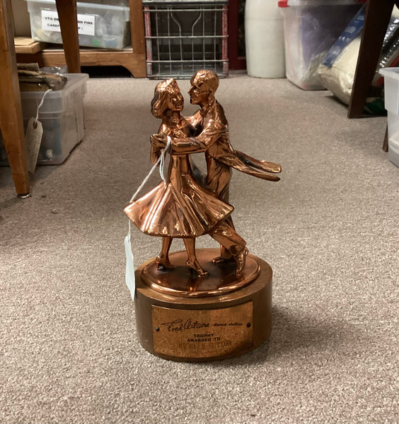 Vintage 1962 Fred Astaire Dance Studio Engraved Trophy