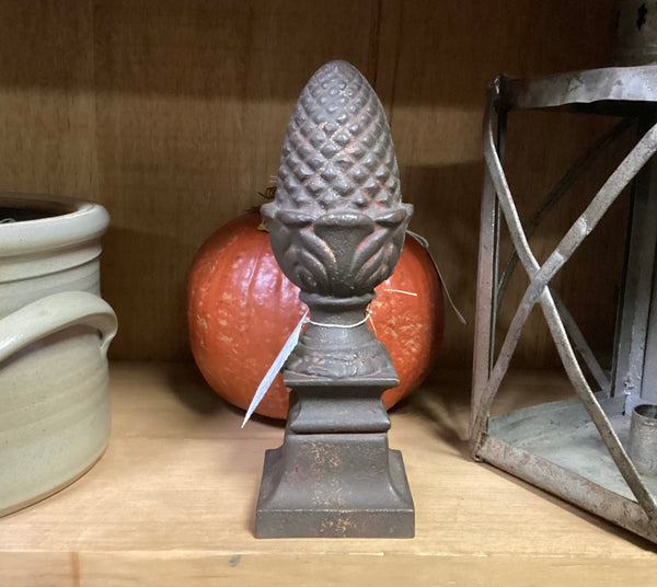 Vintage Cast Iron Acorn Finial