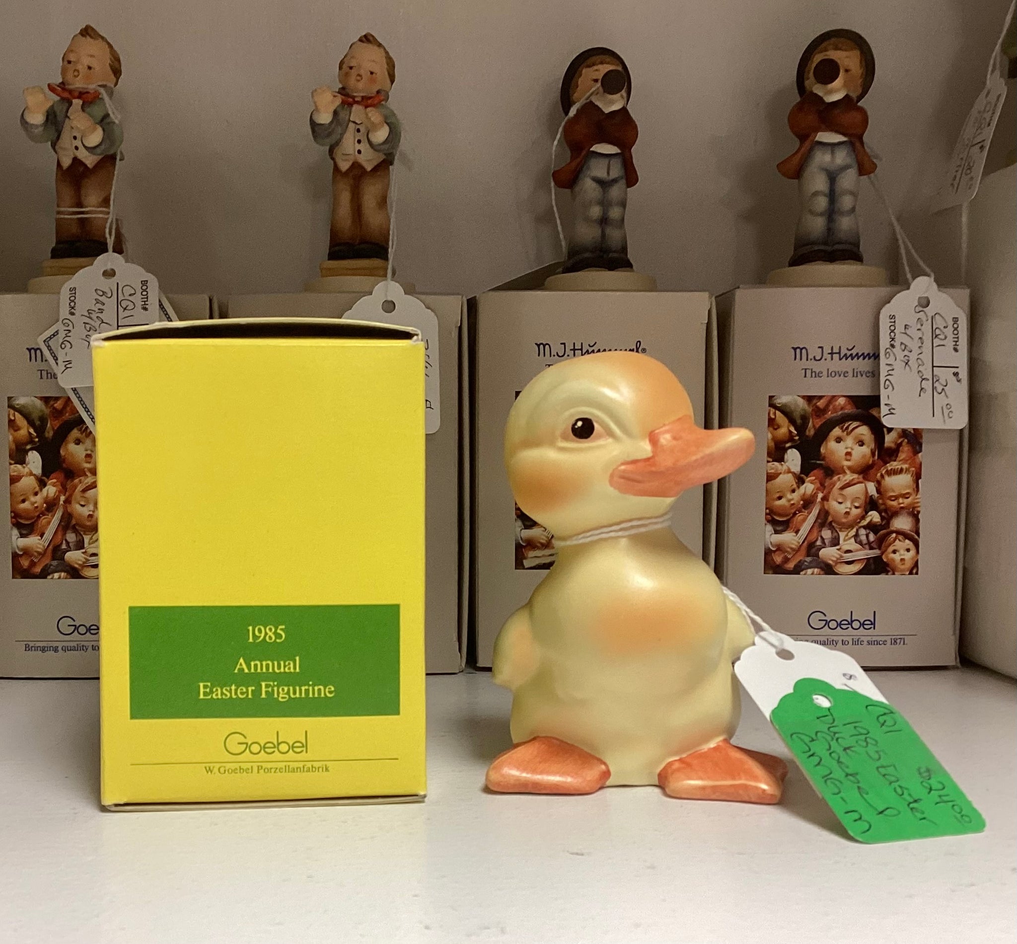 Goebel Duck 1985 Annual Easter Figurine w/ Box